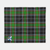 Scotts Webster Tartan Pset Fleece Deken (Voorkant (Horizontaal))