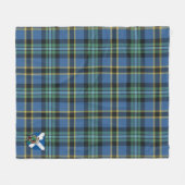 Scotts Weir Ancient Tartan Pset Fleece Deken (Voorkant (Horizontaal))