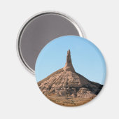 Scottsbluff Nebraska Chimney Rock Spire Magneet (Voorkant / Achterkant)