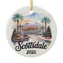 Scottsdale Arizona 2026 Kerst Ornament Cadeau