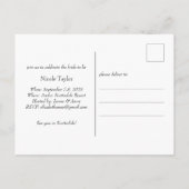 Scottsdale, Arizona Briefkaart (Achterkant)