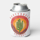 Scottsdale Arizona Cactus Mountains Blikjeskoeler (Blikje Voorkant)