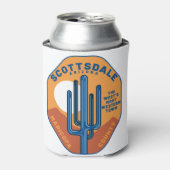 Scottsdale Arizona Cactus Mountains Blikjeskoeler (Blikje Voorkant)