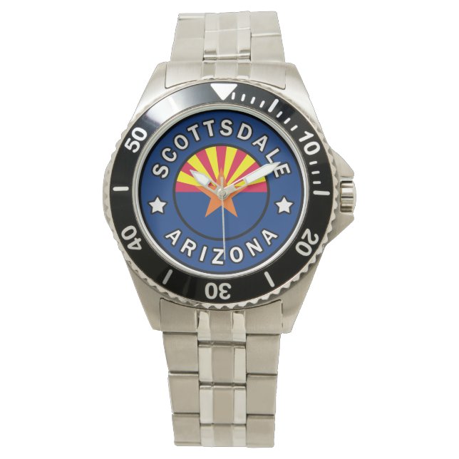Scottsdale Arizona Horloge (Voorkant)