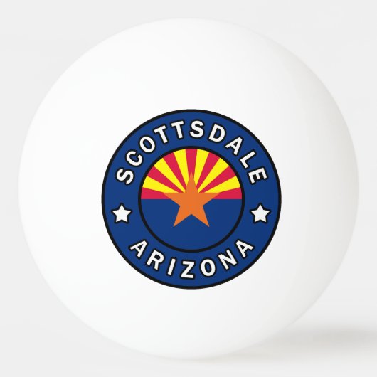 Scottsdale Arizona Pingpongballen (Voorkant)