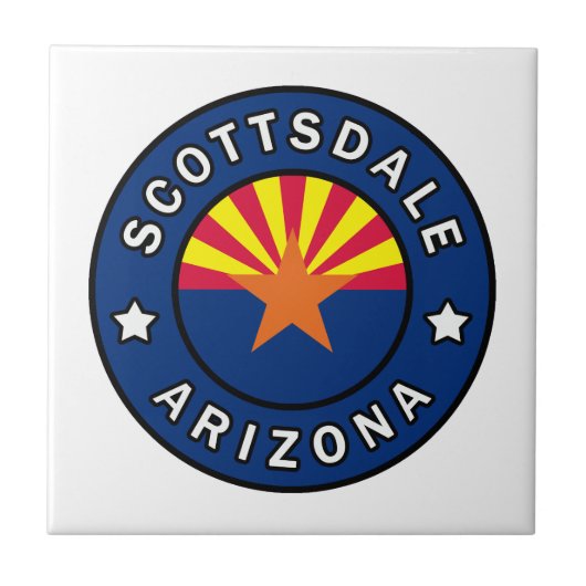 Scottsdale Arizona Tegeltje (Voorkant)
