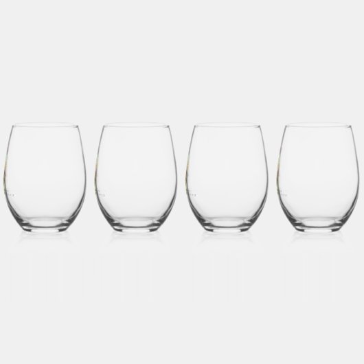Scottsdale AZ | Monogram bachelorette Wijnglas Zonder Voet (Links)