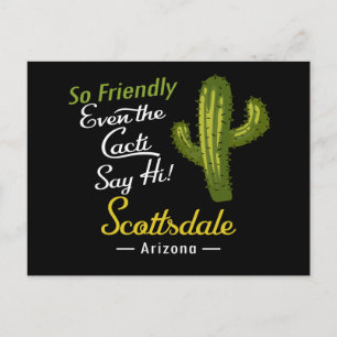 Scottsdale Briefkaart Cactus Funny Retro