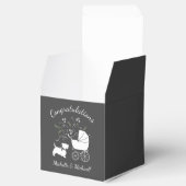 Scotty Dog-Baby shower Bedankdoosjes (Geopend)