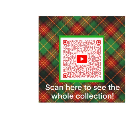 Scotty Dog en Tartan Vrolijk Kerstfeest Schort