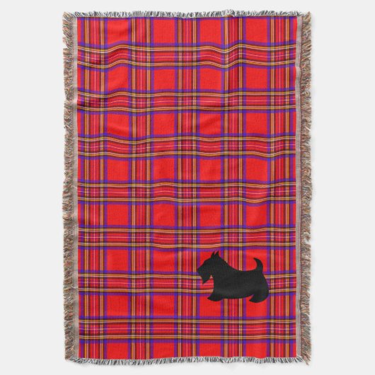 Scotty Dog Pset Scottish Terrier Blanket Gift Deken (Voorkant Verticaal)