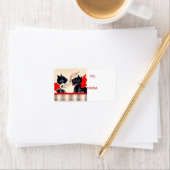 Scotty Dog Scottish Terrier cadeau label (Insitu)