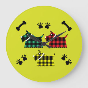 Scotty Terrier Dogs Cute Funny Terriers Briet Than Grote Klok