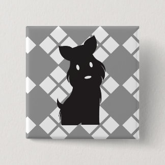 Scotty Valentijn Rebel Scotty Vierkante Button 5,1 Cm