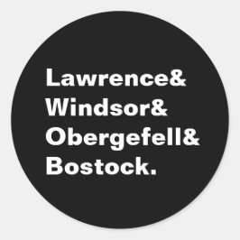 SCOTUS Gelijkheid Hoesjes Sticker