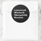 SCOTUS Gelijkheid Hoesjes Sticker (Tas)