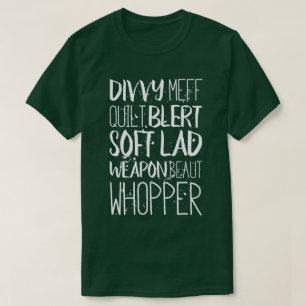 Scouse Insults Liverpool Dialect T-shirt