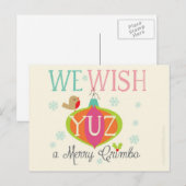 Scouse kerstkaart feestdagenkaart (Voorkant / Achterkant)