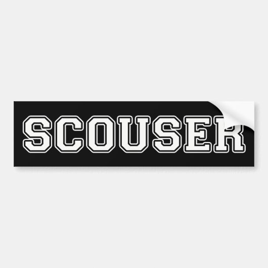 Scouser Bumpersticker (Voorkant)