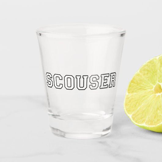 Scouser Shot Glas (Voorkant)