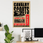 Scout 19D Cav, affiche de style Concert (Bureau à domicile)