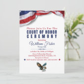 Scout Achievement Ceremony Invitation (Debout devant)