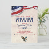 Scout Achievement Ceremony Invitation (Debout devant)