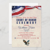 Scout Achievement Ceremony Invitation (Devant / Derrière)