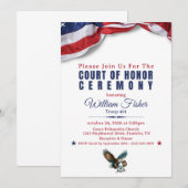 Scout Achievement Ceremony Invitation Kaart (Voorkant / Achterkant)