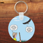 Scout and Eagle Thoughts Sleutelhanger (Voorkant)