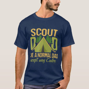 Scout Dad Cub Leader Boy Camping Scouop Troop T-shirt