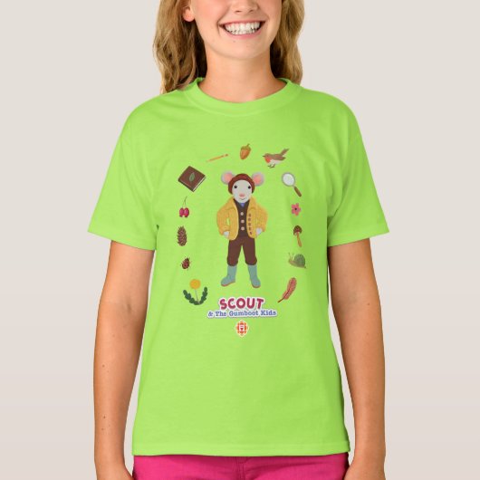 Scout & Gumboot Kinder T-shirt (Voorkant)