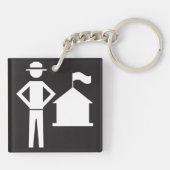 Scout Leader-Sleutelhanger Sleutelhanger (Achterkant)