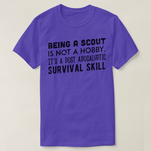 SCOUT ZIJN IS GEEN HOBBY T-SHIRT (Design voorkant)