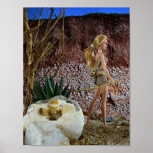 Scouter l'itinéraire. affiche