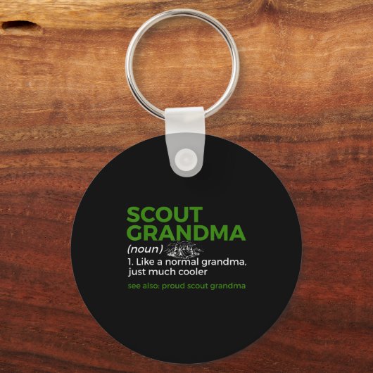 Scouting Funny Scout Grandma Definition Proud Scou Sleutelhanger (Voorkant)