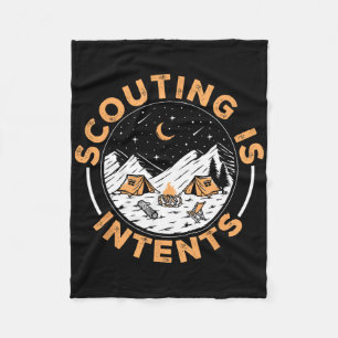Scouting Is Intents Verkenner Grappig Kamperen 1 Fleece Deken
