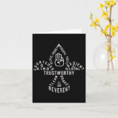 Scouting Law Scouting Outdoor Kaart (Gele Bloem)