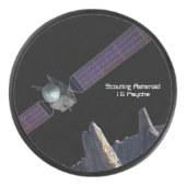 Scouting Mission to Asteroid 16 Psyche Hockey Puck (Voorkant)