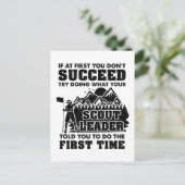 Scoutlezer Briefkaart (Staand voorkant)