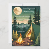 scouts Fête de camping invitation (Devant)