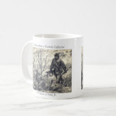 Scouts graven in koffiemok (Voorkant links)