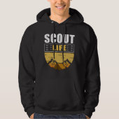 Scoutsduur | Camping Scouting Gift Hoodie (Voorkant)