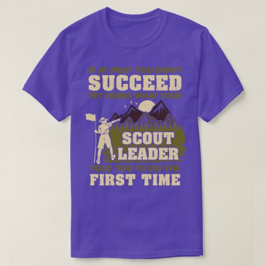 Scoutsleider T-shirt (Design voorkant)