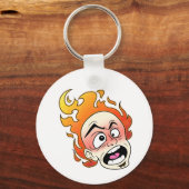 Scovillelicous Fire Head Button Sleutelhanger (Voorkant)