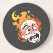 Scovillelicous Fire Head Sandstone Onderzetter (Voorkant)