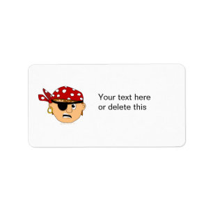 Scowling Boy Cute Pirate Stuff  Etiket