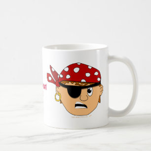 Scowling Boy Cute Pirate Stuff Koffiemok