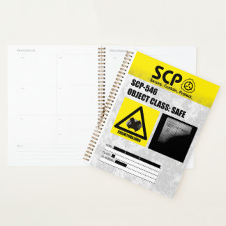 SCP - 546 "A Notitieboek"-Notitieboek Planner