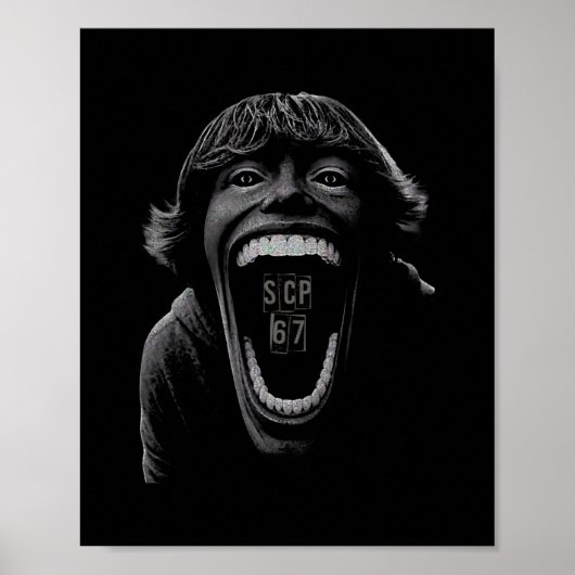 Scp 67 Six Seven 6 7 Meme Design 6 7 1 Poster (Voorkant)